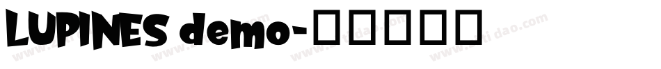 LUPINES demo字体转换
